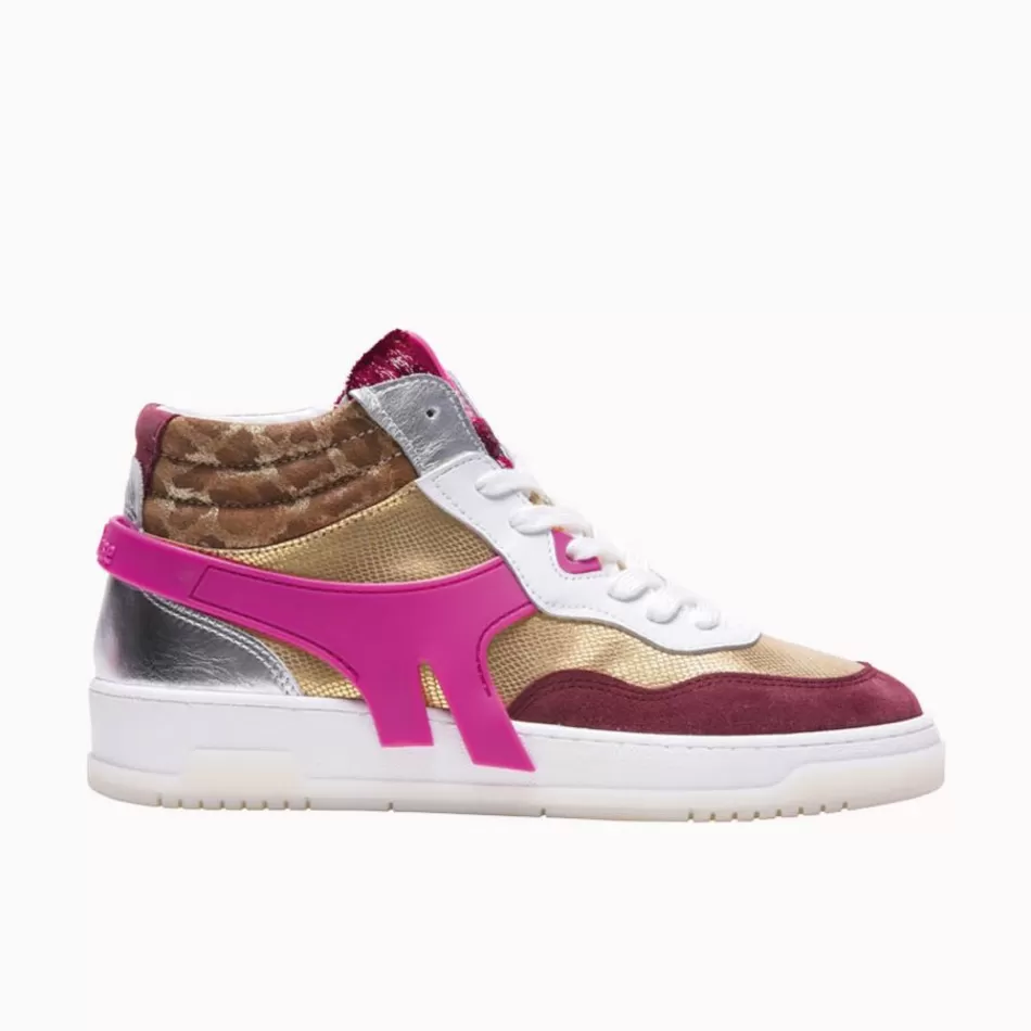 Best Sale Méduse Baskets femme Sakura 788 Bordeaux/Or Meduse Sakura788Bordeaux/Or