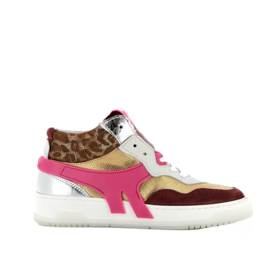 Best Sale Méduse Baskets femme Sakura 788 Bordeaux/Or Meduse Sakura788Bordeaux/Or