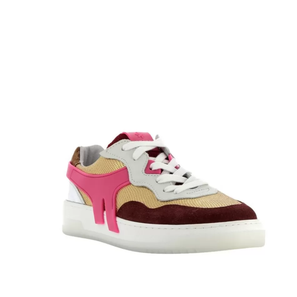 Discount Méduse Baskets femme Sakura 208 Bordeaux/Or Meduse Sakura208Bordeaux/Or
