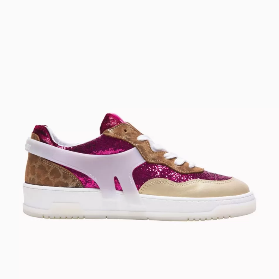 Best Sale Méduse Baskets femme Sakura 208 Fuchsia/Leopard Meduse Sakura208Fuchsia/Leopard