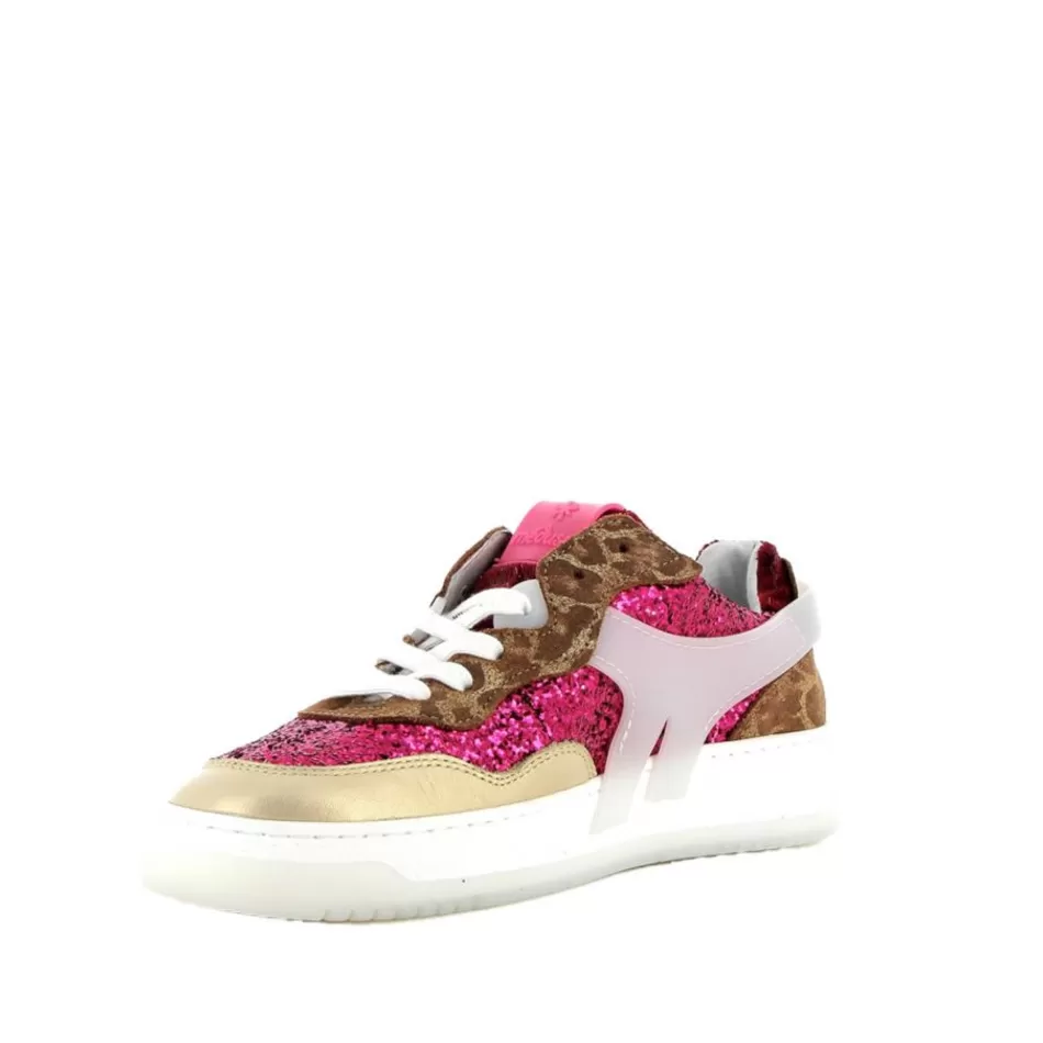 Best Sale Méduse Baskets femme Sakura 208 Fuchsia/Leopard Meduse Sakura208Fuchsia/Leopard