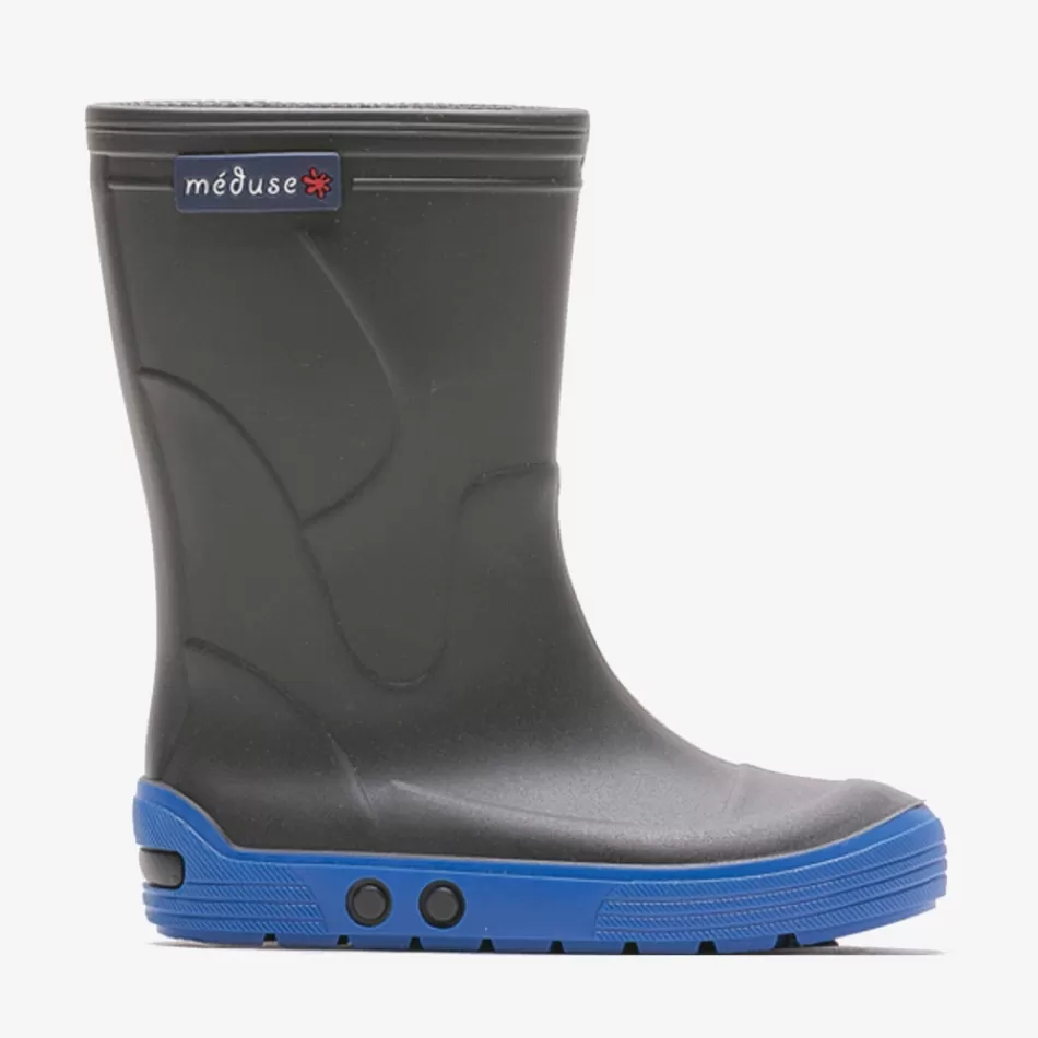 Cheap Méduse Bottes enfant Airbus Anthracite/Bleu Meduse AirbusAnthracite/Bleu