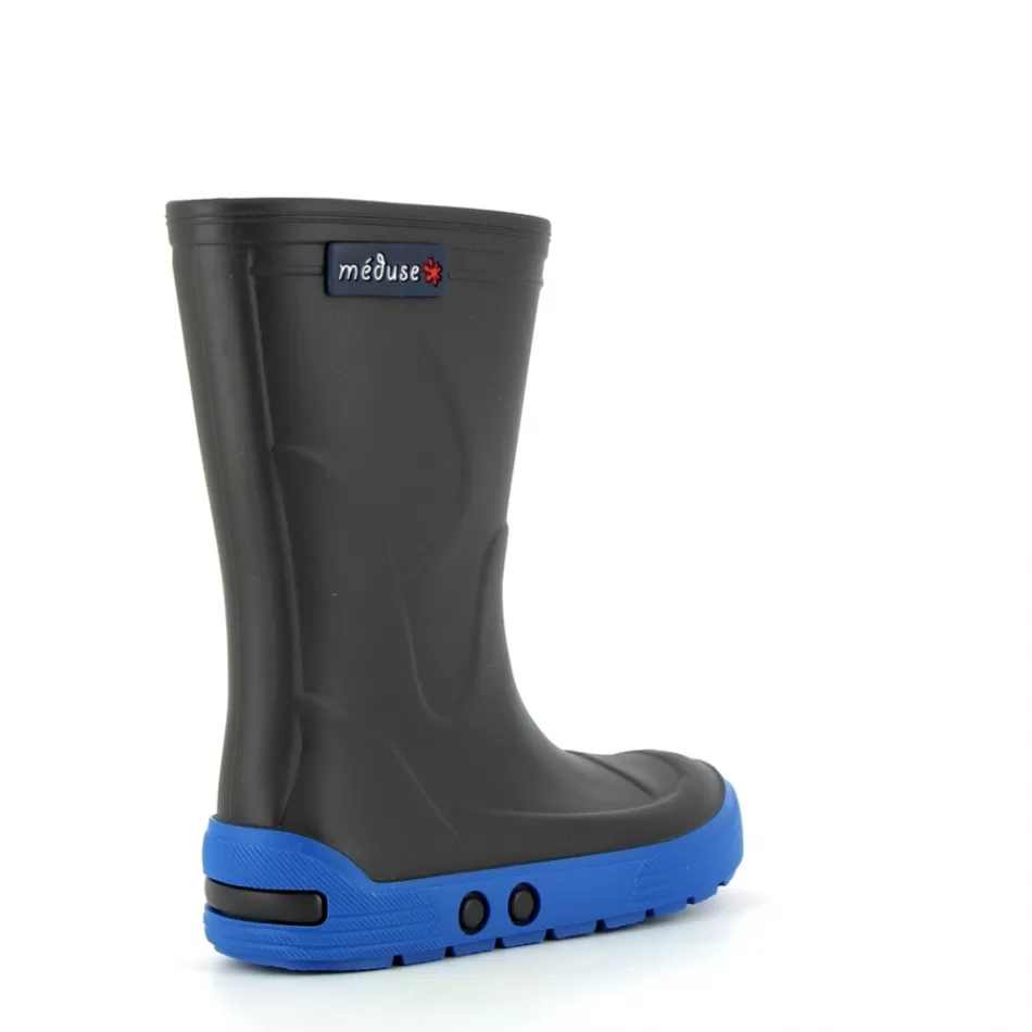 Cheap Méduse Bottes enfant Airbus Anthracite/Bleu Meduse AirbusAnthracite/Bleu