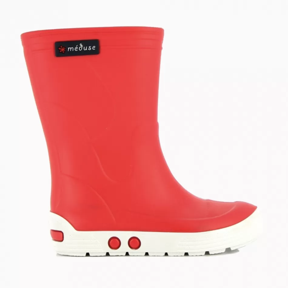 Best Méduse Bottes enfant Airport Carmin/Blanc Meduse AirportCarmin/Blanc