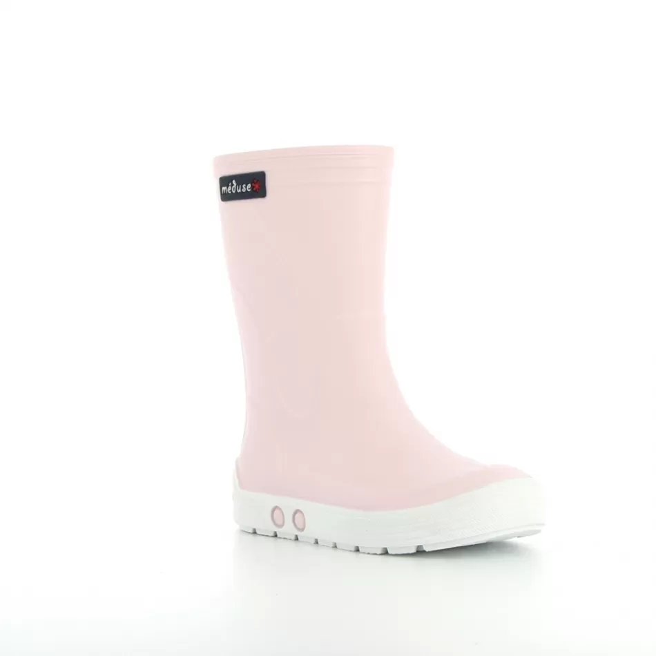 Fashion Méduse Bottes enfant Airport Rose Pastel/Blanc Meduse AirportRosePastel/Blanc
