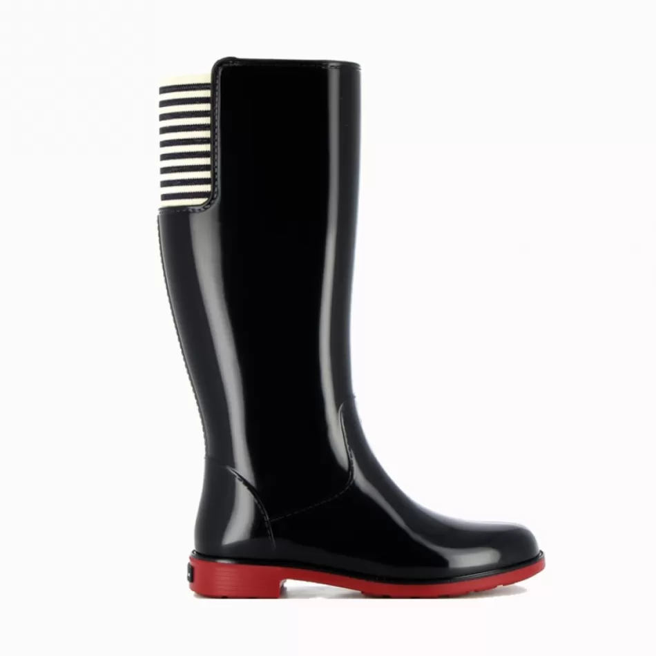 Discount Méduse Bottes femme Faustar Bleu Nuit/Rouge Foncé Meduse FaustarBleuNuit/RougeFoncé