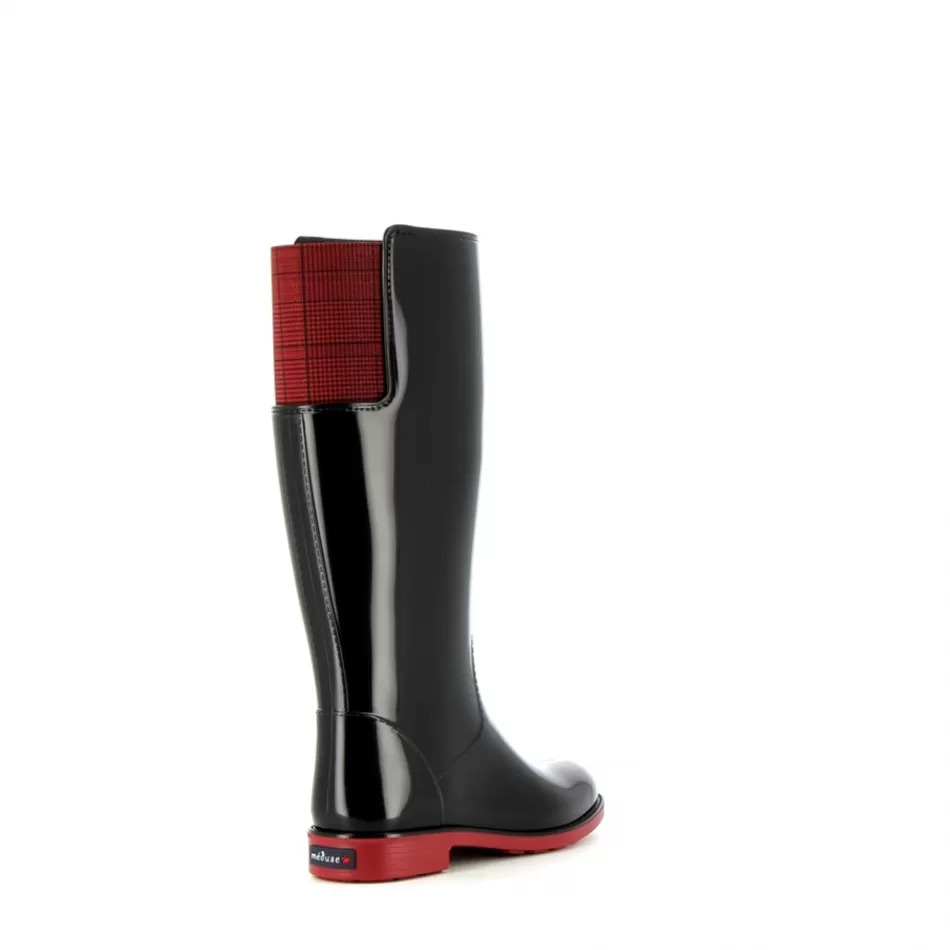 Hot Méduse Bottes femme Faustwid Noir/Rouge Foncé Meduse FaustwidNoir/RougeFoncé