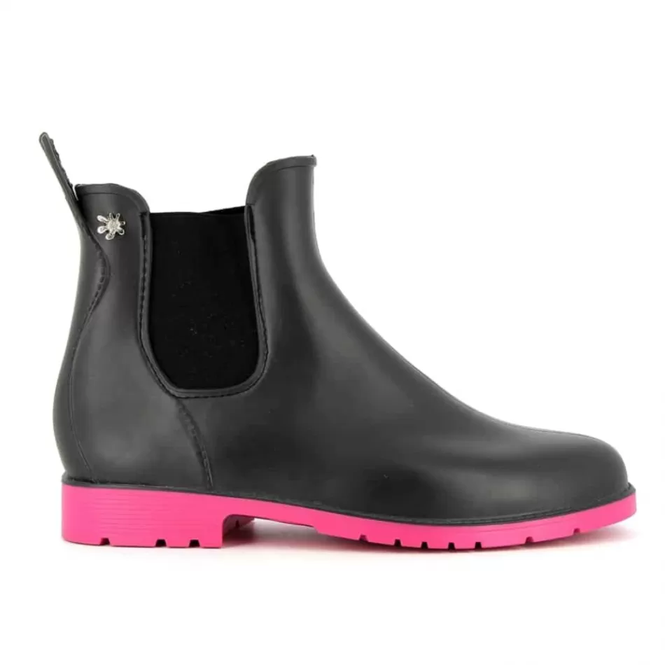 Best Méduse Bottines enfant Jumpy Anthracite/Fuchsia Meduse JumpyAnthracite/Fuchsia