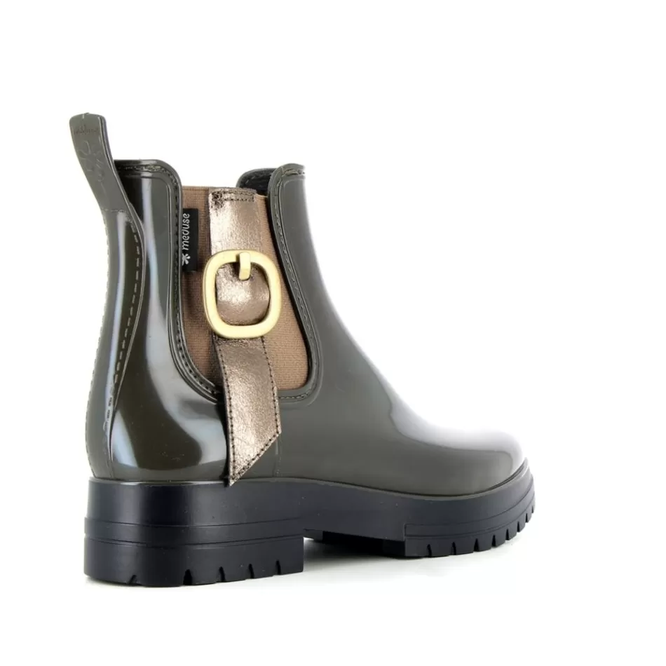 Cheap Méduse Bottines femme Jalvil Kaki Bleu Nuit Meduse JalvilKakiBleuNuit