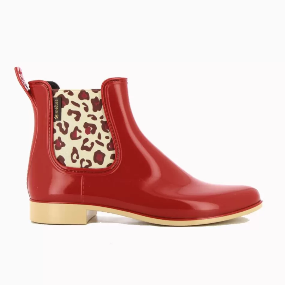 Best Sale Méduse Bottines femme Japleo Grenat/Beige Meduse JapleoGrenat/Beige