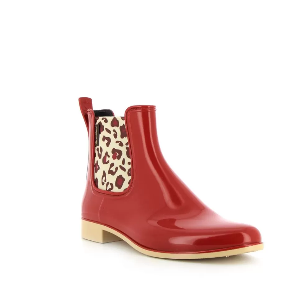 Best Sale Méduse Bottines femme Japleo Grenat/Beige Meduse JapleoGrenat/Beige