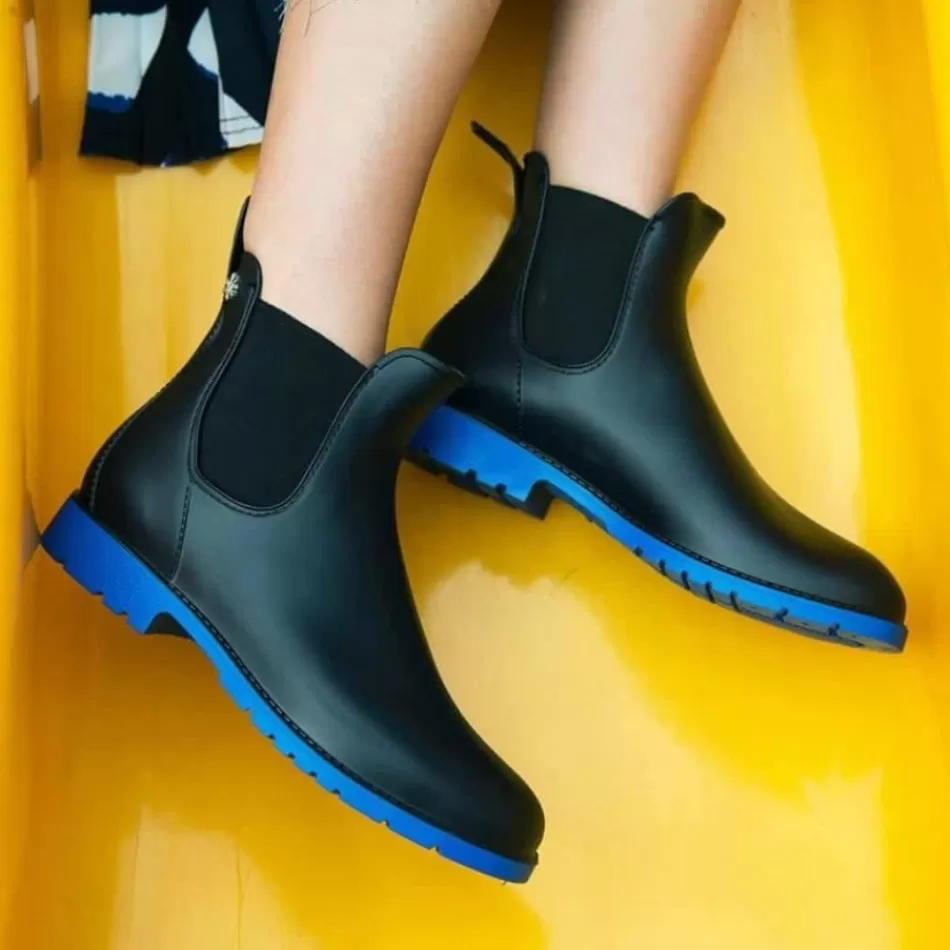 Hot Méduse Bottines femme Jumpy Marine/Bleu Meduse JumpyMarine/Bleu