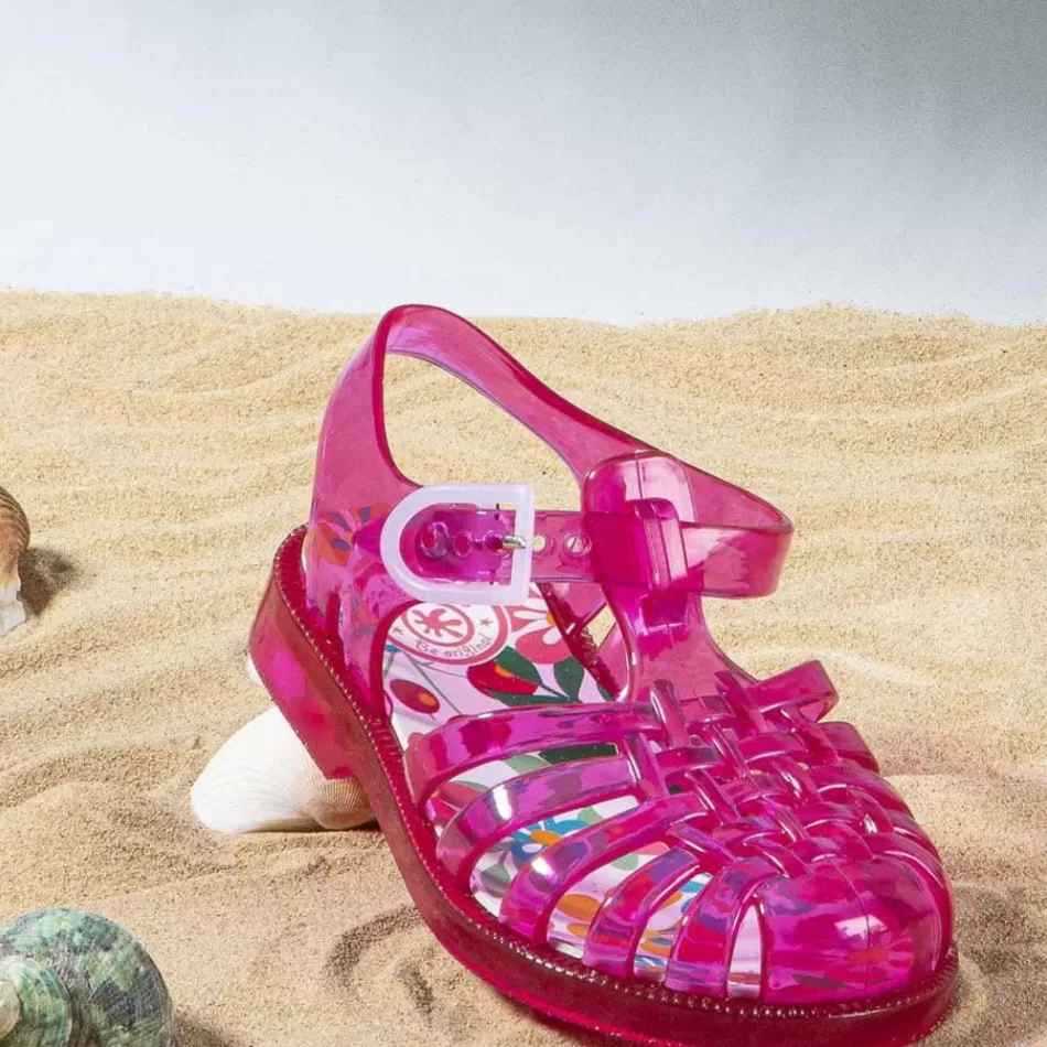 Clearance Méduse Sandales enfant Sunfun Groseille Meduse SunfunGroseille