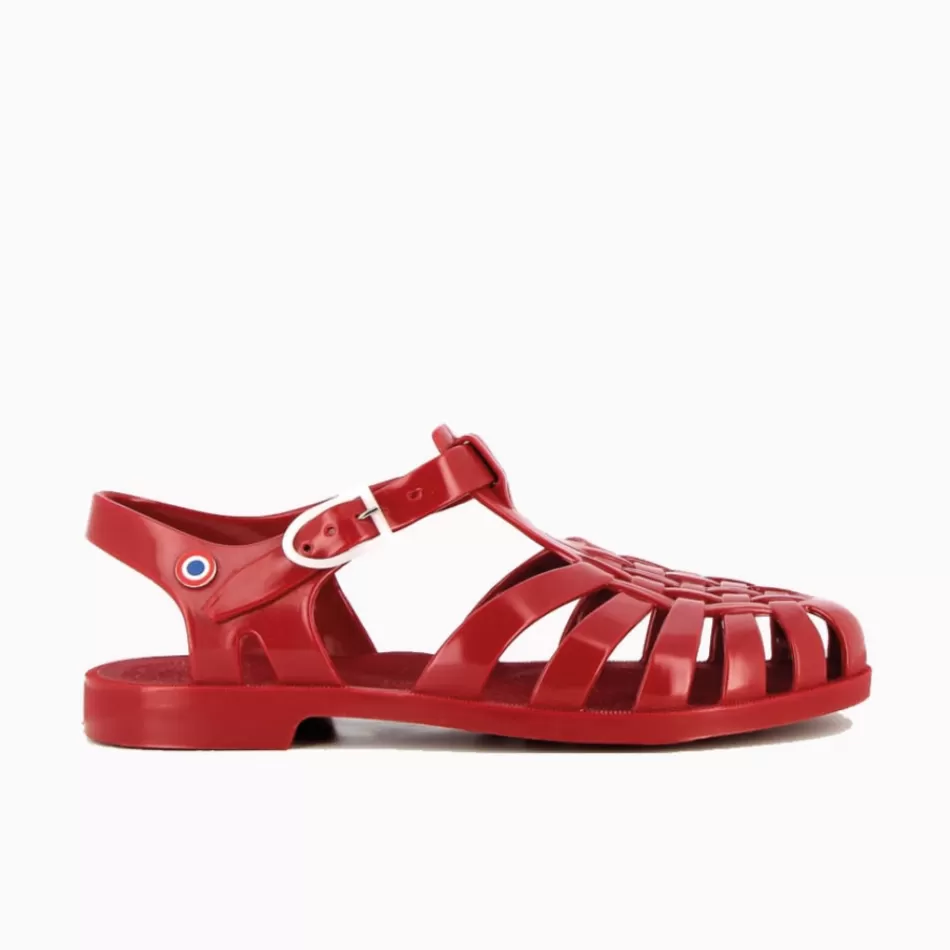 Cheap Méduse Sandales enfant Sunmif Rouge Foncé Meduse SunmifRougeFoncé