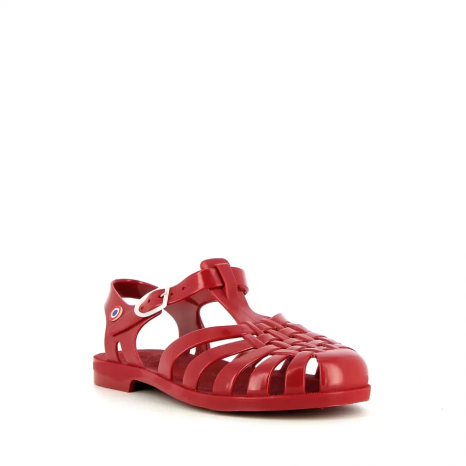 Cheap Méduse Sandales enfant Sunmif Rouge Foncé Meduse SunmifRougeFoncé