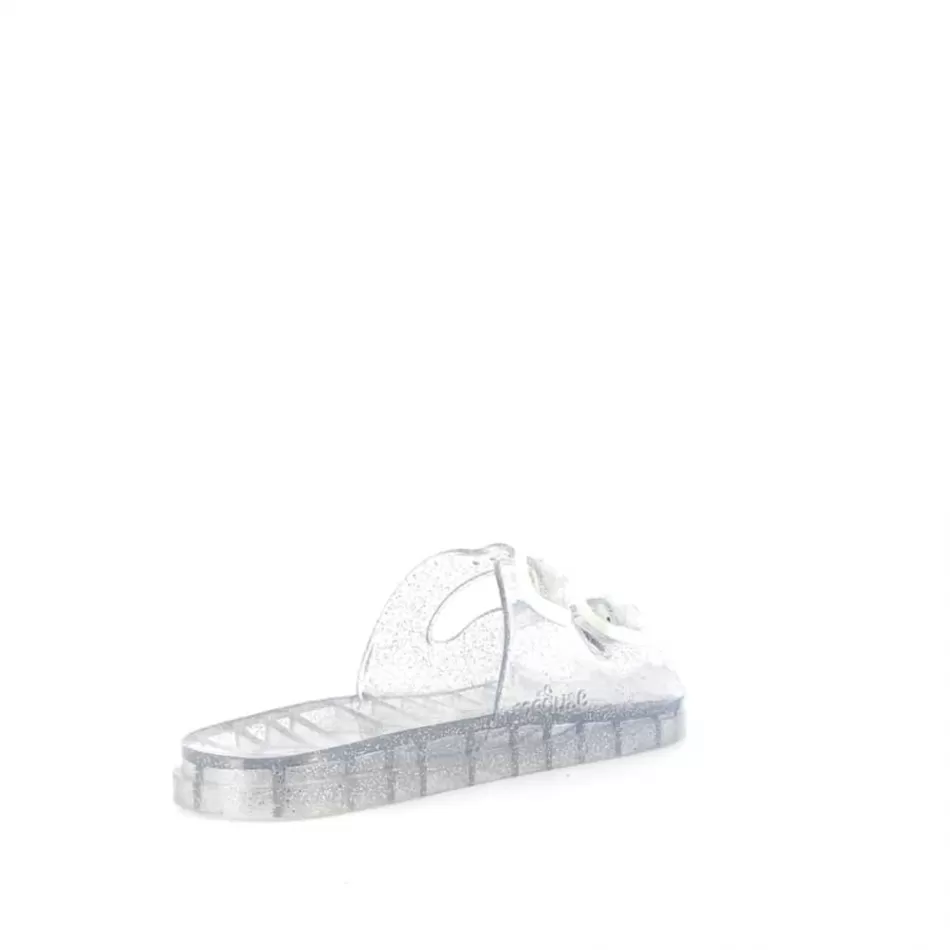 Clearance Méduse Sandales femme Mambo Argent Pailleté Meduse MamboArgentPailleté