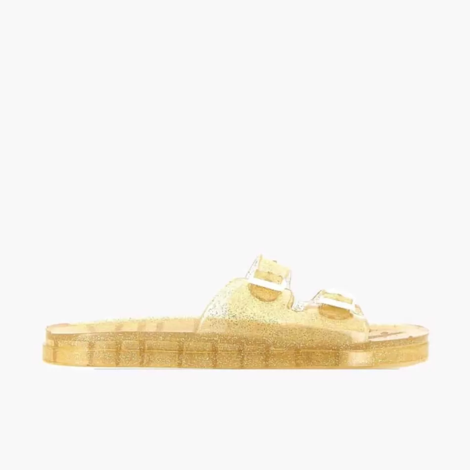Cheap Méduse Sandales femme Mambo Doré Pailleté Meduse MamboDoréPailleté